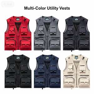 BUBBA Outdoor Fly Fishing Vest Lightweight Quick Dry Multi Pocket Waistcoat for Men with <strong>Rod</strong> <strong>Holder</strong> - Product Image 6
