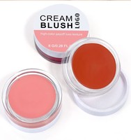 Palet Blush Vegan 13 Warna Pigmentasi Tinggi, Riasan Pipi Cantik, Label Pribadi, Logo Kustom, Krim Blush Vegan