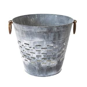 SEAU ÉLÉGANT MAISON ET JARDIN DÉCORATIF DE BONNE QUALITÉ POTS DE FLEURS SEAU MÉTAL FLEUR VINTAGE - Product Image 1