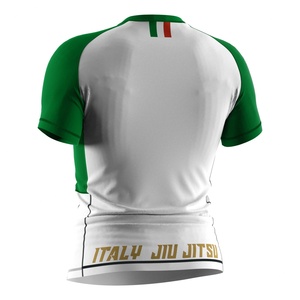 เสื้อรัดกล้ามเนื้อสำหรับศิลปะการต่อสู้อิตาลี ทนทาน ป้องกันการเสียดสี แห้งเร็ว แบบสี่เข็มหกเส้น เหมาะสำหรับ MMA โนกิ กราปลิง - Product Image 4