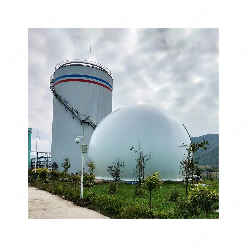 China pvc macio 1m3 biogas saco de armazenamento/1mw 1000m3 biogas planta/5kw biogas planta para gerar eletricidade