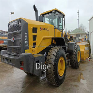 Cargador de rueda delantera de 5 toneladas Shandong Lingong 956F usado, bomba de Motor Cummins multifuncional de alta calidad original de China para - Product Image 2