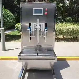 Máquina de enchimento semiautomática de líquidos de alta precisão de qualidade alimentar