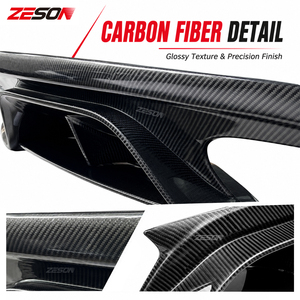 Difusor Trasero Estilo <span class=keywords><strong>SVR</strong></span> de Fibra de Carbono ZESON para <span class=keywords><strong>Jaguar</strong></span> F-Type X152 2013-2024 - Product Image 4