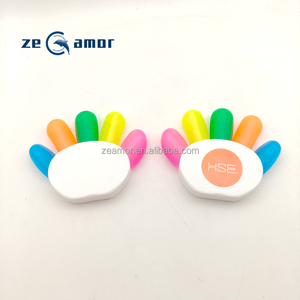 Zeamor <span class=keywords><strong>Kawaii</strong></span> <span class=keywords><strong>dessin</strong></span> stationnaire nouveau personnalisé créatif 5 couleurs mignon Mini ongle doigt <span class=keywords><strong>surligneur</strong></span> pour les affaires et l'école - Product Image 6