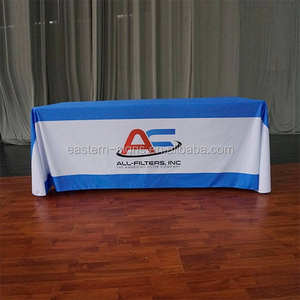 6 רגל פוליאסטר מסחר הצג כיסוי שולחן - Product Image 5