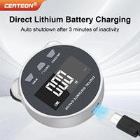 Rechargeable Digital Tape Measure LCD Display Type-C Distance Meter Portable Measuring Tool for Flat Curve Surface
