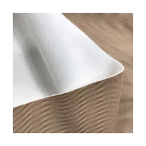 Fabbrica professionale 100% poliestere super morbido tessuto composito tessile materia prima striscia di velluto per indumento