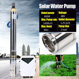 Sistema de Bomba de Agua Solar Sumergible de 48V 500W para Riego Agrícola - Product Image 2
