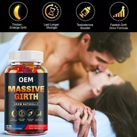 Gummies naturels de marque privée pour l'amélioration masculine, formule naturelle pour l'augmentation de la circonférence, pour hommes adultes, gummies naturels pour la fertilité masculine