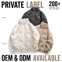 Manteau d'hiver matelassé pour homme grande taille, coupe oversize, col montant, fermeture éclair intégrale, poches à cordon, 6XL 7XL