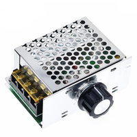 Régulateur de tension électronique à haute puissance manuelle, 4000W, importé, régulateur de vitesse, réglage de la température, moteur AC 220v