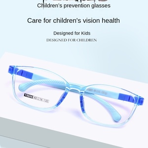 All'ingrosso Unisex TR90 Memory glass Frame coreano Ultra Light Blue ottico miopia Eye Frame per bambini - Product Image 3