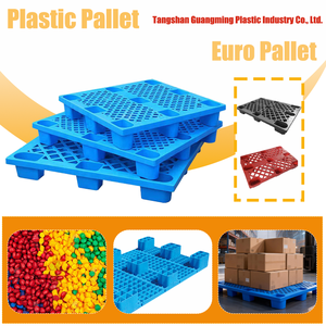 Palette en plastique à grille en polyéthylène haute densité, 4 voies, antidérapante, pour l'exportation, écologique - Product Image 2