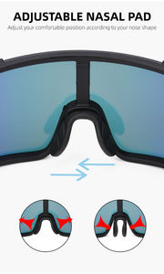 Lunettes <span class=keywords><strong>de</strong></span> soleil <span class=keywords><strong>de</strong></span> sport <span class=keywords><strong>de</strong></span> softball à lentille monobloc à grand cadre <span class=keywords><strong>de</strong></span> haute qualité OEM ODM lunettes <span class=keywords><strong>de</strong></span> soleil anti-<span class=keywords><strong>sable</strong></span> pour le cyclisme - Product Image 4