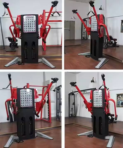 Ticari çift kol spor eğitmeni Pin yük seçimi kablo Crossover makinesi omuz basın göğüs eğitimi için çok fonksiyonlu çift - Product Image 5