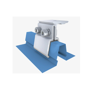 Rackmodo Solarmodul-Montagesystem Dachbefestigungsklammern Blechdachklemme Aluminium 6005-T5 SUS304 <span class=keywords><strong>Kalzip</strong></span> Dachclips Halterung - Product Image 1