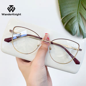 2025 phong cách mới Ladies khung quang Cat Eye <span class=keywords><strong>Glasses</strong></span> <span class=keywords><strong>Frames</strong></span> đối với phụ nữ chống ánh sáng màu xanh Kính mắt <span class=keywords><strong>Frames</strong></span> - Product Image 3