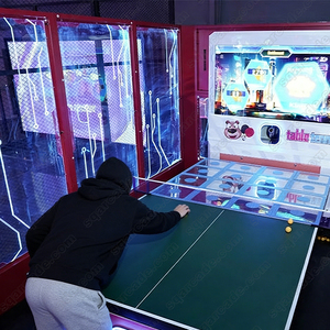 SQactivaPlay <span class=keywords><strong>Jeu</strong></span> de sport interactif en réalité augmentée pour intérieur, simulateur de <span class=keywords><strong>ping</strong></span>-<span class=keywords><strong>pong</strong></span>, <span class=keywords><strong>jeu</strong></span> vidéo d'arcade à monnayeur, table de <span class=keywords><strong>ping</strong></span>-<span class=keywords><strong>pong</strong></span> en métal - Product Image 6
