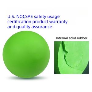 Bola de Lacrosse de masaje de espalda de silicona ecológica no tóxica con logotipo personalizado de alta calidad para liberación miofascial - Product Image 4