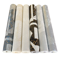 Papier peint moderne en PVC 3D avec motif géométrique abstrait imperméable pour la décoration de la maison et de l'hôtel pour les murs du salon et de la chambre à coucher-Vente en gros