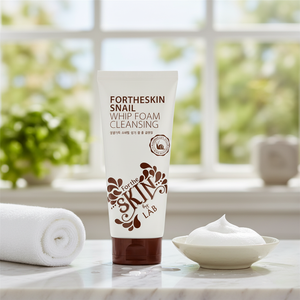 Crema Limpiadora Facial FORTHESKIN SNAIL WHIP, Limpieza Profunda, Nutritiva, Hidratante, Calmante, Blanqueadora, Antiarrugas - Product Image 3