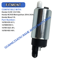 Nouvelle pompe à carburant 16700-K59-A11 pour Honda Click 125 150i NCH50 Metropolitan 16700-GGZ-J01 16700K59A11 16700-K03-H01 16700K03H01