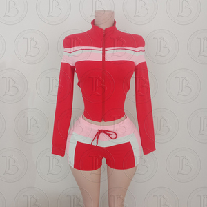 Conjunto de Ropa de Casa para Mujer de <span class=keywords><strong>Primavera</strong></span> <span class=keywords><strong>con</strong></span> Top de Tubo Bordado y Pantalones Cortos Acampanados <span class=keywords><strong>con</strong></span> Cintura Plegable para Mujer Alta, Atuendo de Dos Piezas Casual y Cómodo - Product Image 4