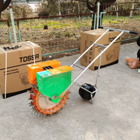 Semoir à maïs manuel, semoir à maïs à poussée manuelle et machine à fertiliser