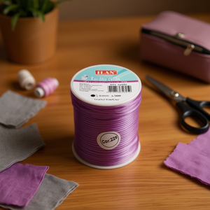 Cordoncino a Coda di Topo ILAN 2.5mm 50m Colore Viola per Lavori Artigianali e Cucito - Product Image 3