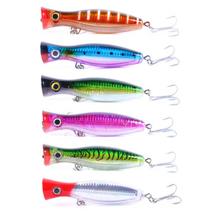Leurre <span class=keywords><strong>de</strong></span> pêche flottant Popper 12cm 40g Eau salée Thon Gros gibier Popper <span class=keywords><strong>de</strong></span> surface Wobbler Appât artificiel dur Popper - Product Image 1