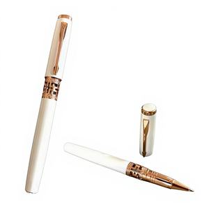 Bolígrafo de Bambú Dynamo White Rose, Ecológico, de Lujo, con Logotipo Personalizado, Regalo Promocional para Empresas, Venta al Por Mayor - Product Image 1