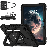 Darbeye Dayanıklı Tablet Kılıfı 360 Derece Dönebilen Standlı Kalem Tutucu Samsung Galaxy Tab A11 Plus A9 Plus 11 İnç için