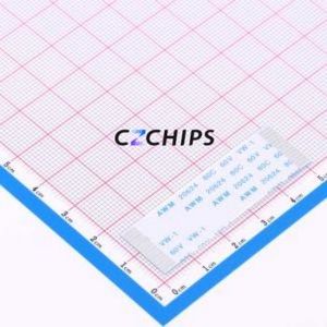 HX FFC-1.0-14P-50mm FFC Cable (Flexible Flat Cable) P=1mm Connector 14P 1mm 0.3mm Non-Inverting - Product Image 1