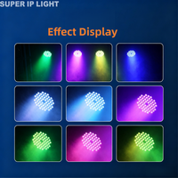 Projecteur LED PAR Wash RGBW 300W 120x3W IP20 pour effets de scène disco
