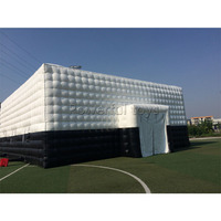 Tente gonflable à Led, tente de chapiteau gonflable, cube de fête, tente de discothèque pour fête