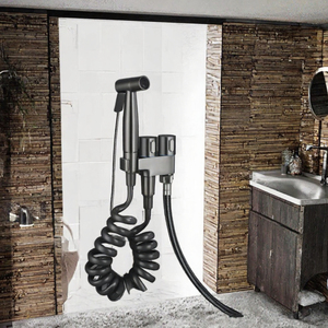 Rociador de bidé de mano de níquel cepillado SUS304, pulverizador de inodoro Shattaf, accesorio de baño - Product Image 3