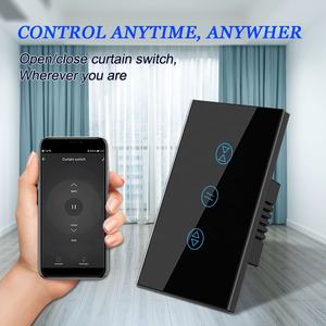 SLS US Standard Zigbee <span class=keywords><strong>interrupteur</strong></span> de rideau intelligent 10A Max courant verre écran tactile <span class=keywords><strong>volet</strong></span> <span class=keywords><strong>roulant</strong></span> électrique pour télécommande Tuya - Product Image 5