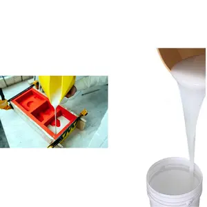哈纳斯特模具硅胶，价格便宜的两部分RTV 2 10肖氏A软硅橡胶液体，模具制造用硅橡胶