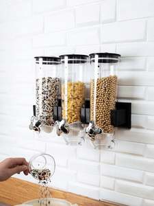 Dispensador de Cereales con Tazas Medidoras de Una o Tres Capas para Granos Integrales, Productos Secos y Frutas Deshidratadas, Equipo de Cocina - Product Image 6