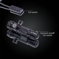 Lampe-torche extérieure rechargeable de vente chaude de LED avec le laser pour des accessoires de chasse