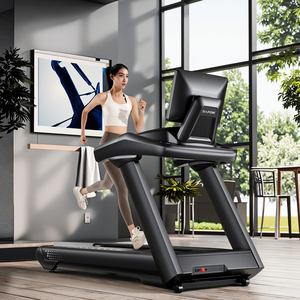 Yunpao thương mại Máy chạy bộ cho phòng tập thể dục Heavy Duty AC 3.0HP động cơ 22 "vành đai rộng 397lbs Công suất 22% nghiêng với LCD hiển thị - Product Image 2