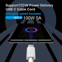Kabel Data pengisi daya kustom, USB-C ke C, pengisian daya Cepat 3A, panjang 1M 2M 3M tersedia untuk Apple iPhone Tipe C 60W, Output