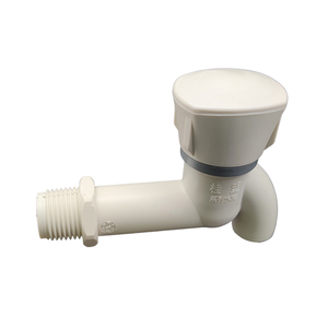 Robinet de lavabo en céramique avec cartouche en plastique, robinet d'eau blanc allongé pour salle de bain et toilettes - Product Image 5
