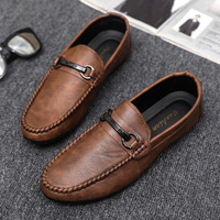 Nouvelles chaussures mocassins en maille de couleur unie, design moderne, logo personnalisé, prix bas, vente chaude