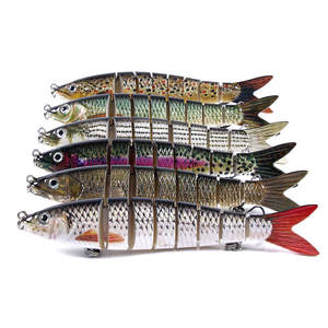 12.5CM-22G corpo plástico duro multi isca articulada biônica artificial do Swimbait - Product Image 4