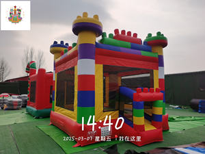 Château Gonflable de Fête Géant d'Extérieur <span class=keywords><strong>pour</strong></span> Enfants, Aire de Jeu à Glissade, Rebonds et Sauts, Vente en Gros - Product Image 2