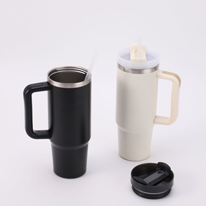 Borraccia Termica da 40oz con Manico e Cannuccia a Chiusura Ermetica, Resistente alle Perdite, Mantiene la Temperatura per 6-12 Ore, Ideale per Ufficio e Auto - Product Image 5
