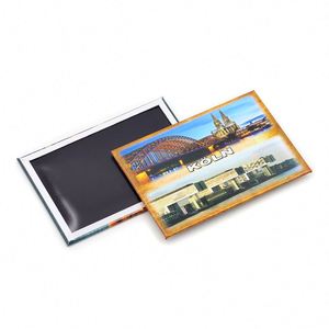 Imán de nevera de hojalata con paisaje urbano personalizado, regalo de recuerdo, superventas - Product Image 3