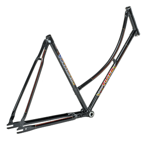 Cuadro de bicicleta para mujer, de acero, con barra curva, con soporte para pedalier y tornillo de asiento, pieza de repuesto duradera para bicicleta urbana - Product Image 6